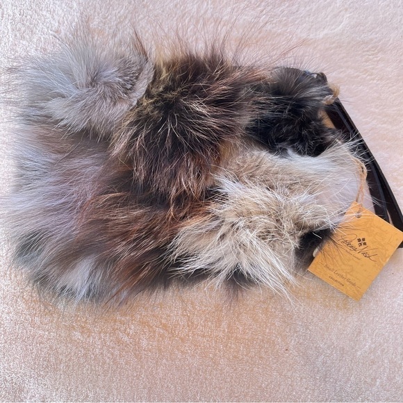 Patricia Nash Handbags - PATRICIA NASH FOX FUR WRISTLET WALLET NWT